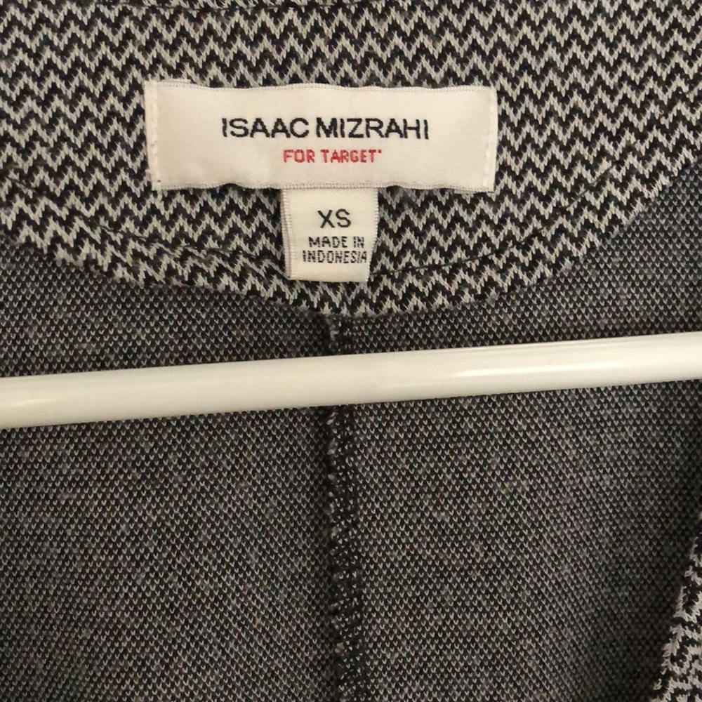Isaac Mizrahi Timeless Chevron Wrap Dress - Picture 2 of 4